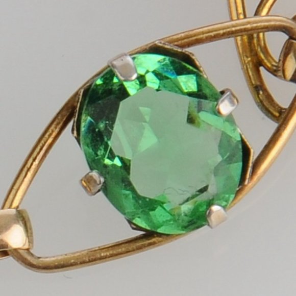 Vintage 12K Gold Filled Bracelet & Rhinestones - Picture 6 of 8